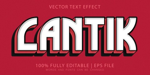 Retro vintage Editable Text Effect