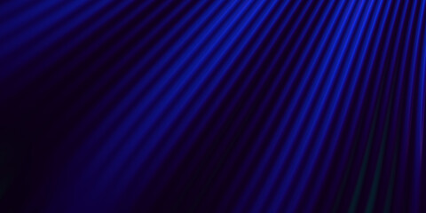 Volumetric abstract blue background, business cover design, 3D rendering, 3D illustration