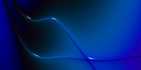 Volumetric abstract blue background, business cover design, 3D rendering, 3D illustration
