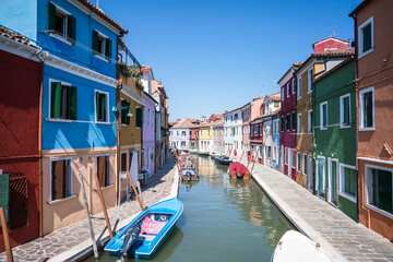 Fototapeta na wymiar Village de Murano à Venise en Italie