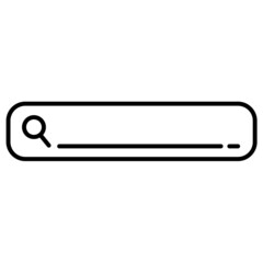A text bar icon for searching the Internet.