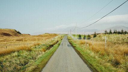 road in the countryside
