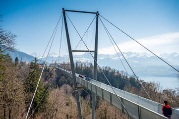 Panoramabrücke Sigriswil im Frühling