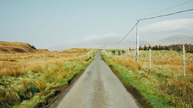 road in the countryside