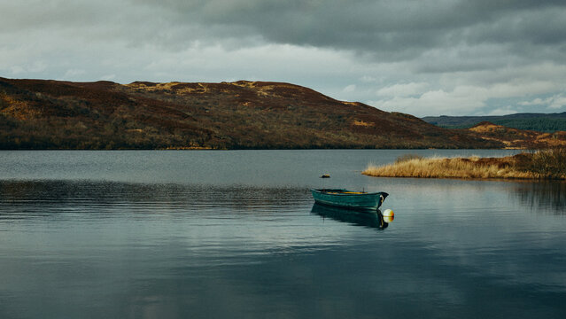 boat on the lake