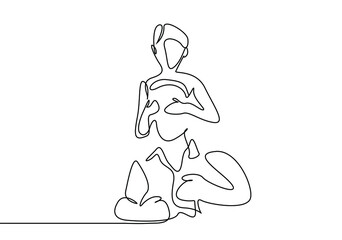 a boy closes his father's eyes and surprises