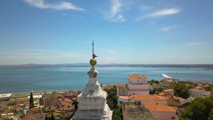 huge view of "margem sul" from Castle of São Jorge