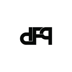 dfp letter original monogram logo design