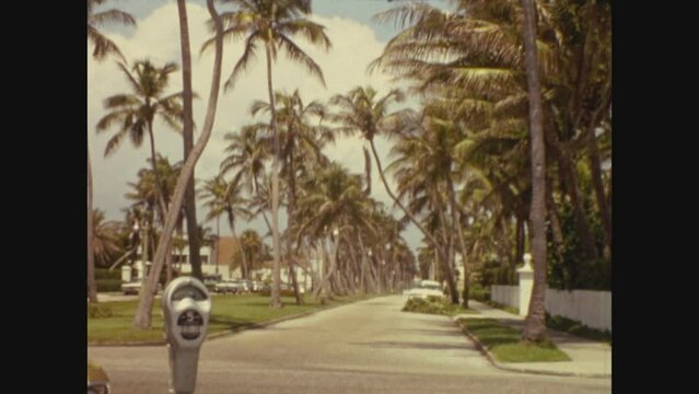 United states 1973, Residential neighborhood in miami