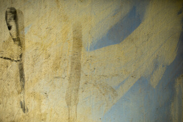 Dirty texture. Splashes and stains on transparent plastic.