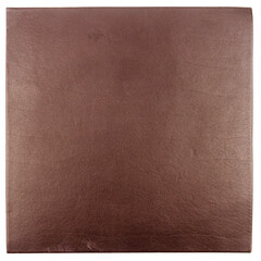 Brown table mat made from leather