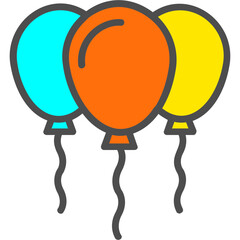 Balloons Icon