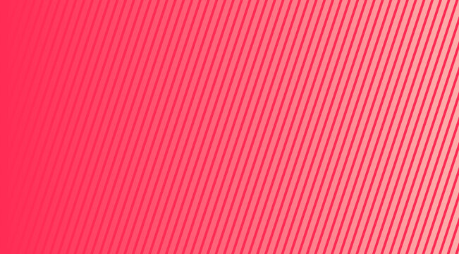 Pink fading ombre gradient striped pattern banner background.