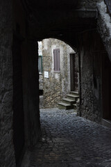 Fototapeta premium Vicolo del borgo di San Vito Romano