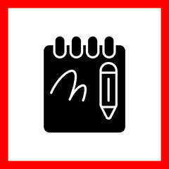 Obraz premium Sketchbook Icon