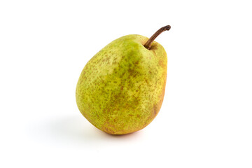 Juicy fresh ripe Williams pears, isolated on a white background.
