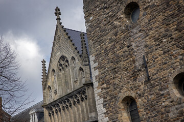 Fototapeta na wymiar Maastricht Limburg Netherlands. Basilica of Our Lady. Church
