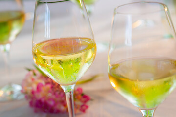 Weinglas Weißwein