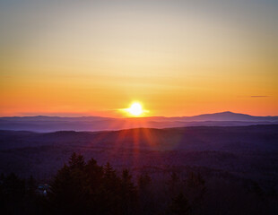 Sunrise Mountain Landscape
Mount Olga, Wilmington VT
April 5, 2022