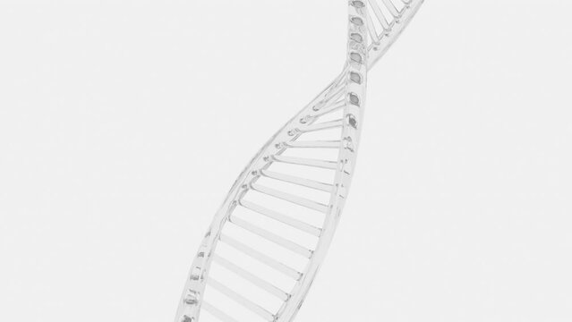 Healthcare and Medical science biology background. DNA genetic research seamless loop 4k.