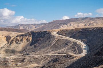 Fototapeta premium Jordan. Road to the Dead Sea