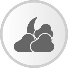 Cloudy night Icon