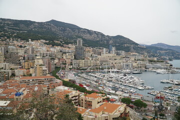 Naklejka premium view of the Monaco