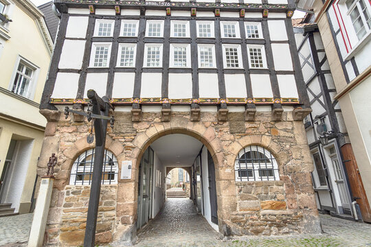 Das Alte Rathaus in Hattingen an der Ruhr, Nordrhein-Westfalen
