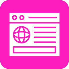 Website Vector Icon Design Illustration