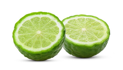 Bergamot on an isolated white background