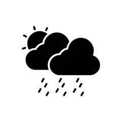 Rain In Day Icon