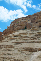 Fototapeta na wymiar Gorge in the Judean Desert in Israel