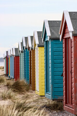Colourful Beach Huts