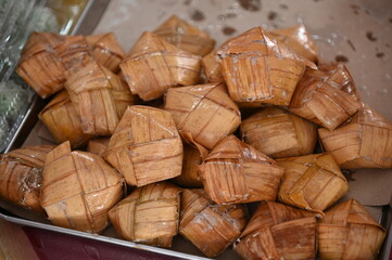 Kuching, Sarawak Malaysia - April 5th 2022:The Malay Ramadan Bazaar (Pasar Ramadan) in Malaysia, with lots of delicacies, under New Norm