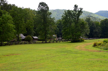 Fototapeta na wymiar Historische Farm in den Great Smoky Mountains, Tennessee