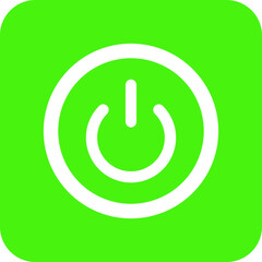 Power Button Vector Icon Design Illustration