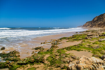Beautiful beach in Sao Martinho do Porto