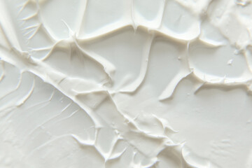 White cosmetic cream texture. Lotion, moisturizer, skin care, beauty product background.