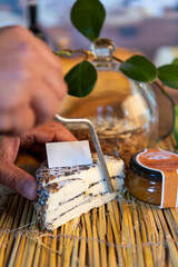 preparing food on the table