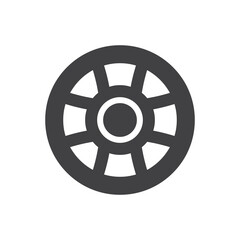 Obraz premium wheel icon - tire icon