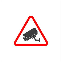 Modern CCTV icon vector. Webcam illustration sign collection. observation symbol