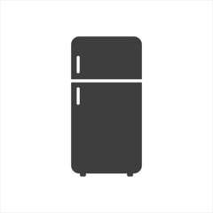 electronic refrigerator icon depicted on a white background