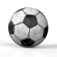 Football, isolated white background, 3d rendering