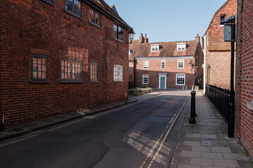 Fototapeta na wymiar Streets and roads around Chichester, West Sussex, England