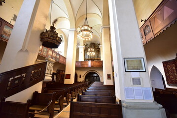 inside the catholic church from Sighisoara 13