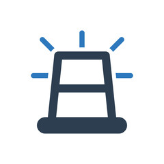 Siren light icon