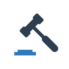 gavel icon - hammer icon