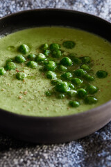 Sweet pea soup