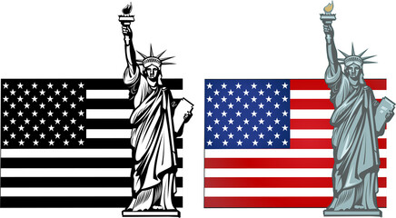 Statue of Liberty. New York and American symbol © omnipotent