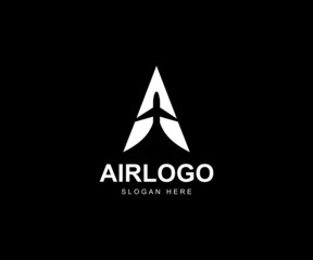 Fototapeta premium Plane logo design. Airplane logo design. Travel company logo design